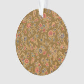 Classic Flower Chintz  zacht bloemontwerp Ornament (voorkant)