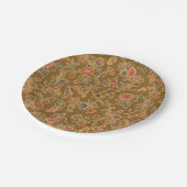 Classic Flower Chintz zacht bloemontwerp Papieren Bordje (Gekanteld)