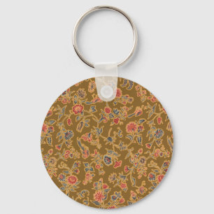 Classic Flower Chintz  zacht bloemontwerp Sleutelhanger