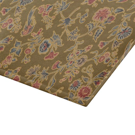 Classic Flower Chintz  zacht bloemontwerp Snijplank (Hoek)