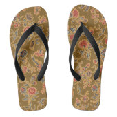 Classic Flower Chintz zacht bloemontwerp Teenslippers (Voetbed)