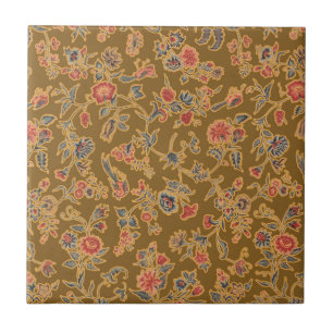 Classic Flower Chintz  zacht bloemontwerp Tegeltje