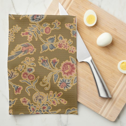 Classic Flower Chintz  zacht bloemontwerp Theedoek (Quarter Fold)