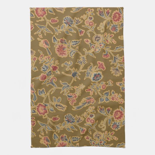 Classic Flower Chintz  zacht bloemontwerp Theedoek (Verticaal)