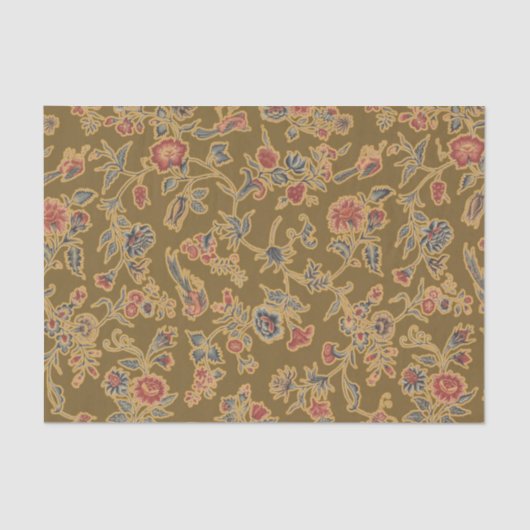 Classic Flower Chintz  zacht bloemontwerp Tissuepapier (Voorkant)