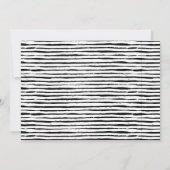 Classic Font 3 Foto Afstuderen Aankondiging (Achterkant)