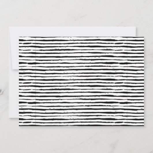 Classic Font 3 Foto Afstuderen Aankondiging (Achterkant)