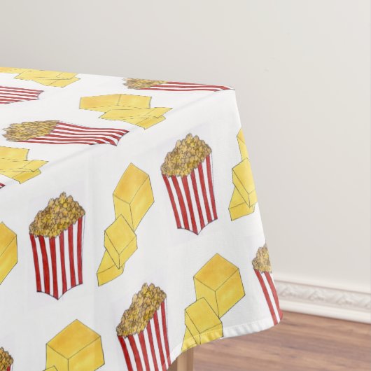Classic Food Pairing Movie Theater Popcorn Butter Tafelkleed (Voorbeeld)