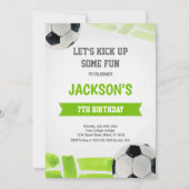 Classic Football Party Theme Kaart (Voorkant)