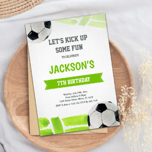 Classic Football Party Theme Kaart