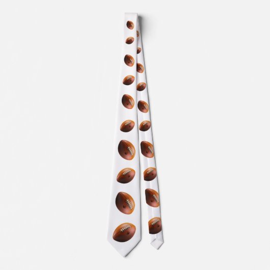 Classic Football – Sporty Pattern Neck Tie Stropdas (Voorkant)
