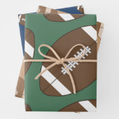 Classic Football Wrapping Paper Set (In situ)