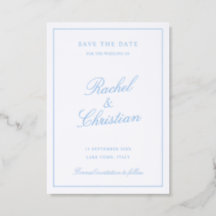 Classic Formal Wedding Save the Date