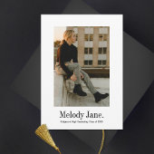  Classic Foto Afstuderen Aankondiging