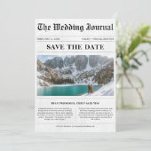  Classic Fotokrant Wedding Journal Save The Date (Staand voorkant)
