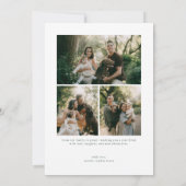 Classic Frame New Year Photo Feestdagenkaart (Achterkant)