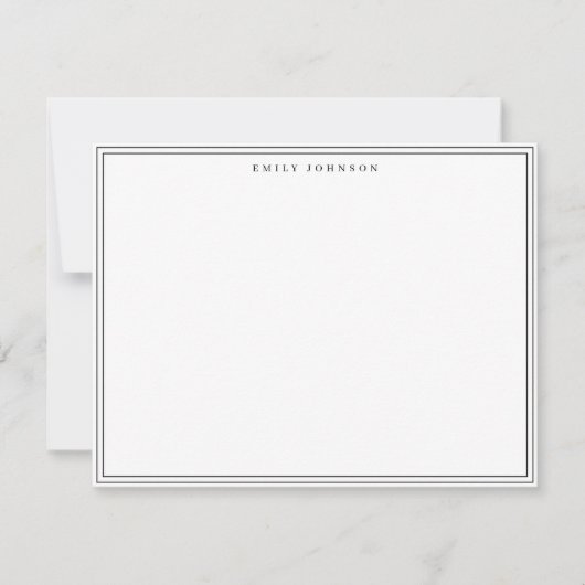 Classic Frame Note Card Kaart (Voorkant)