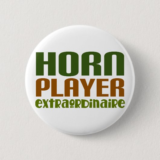 Classic French Horn extraordinaire Ronde Button 5,7 Cm (Voorkant)