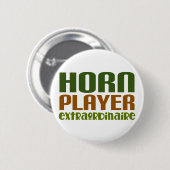 Classic French Horn extraordinaire Ronde Button 5,7 Cm (Voorkant /achterkant)