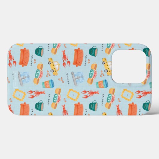 Classic FRIENDS™ Icons Patroon Case-Mate iPhone Case (Achterkant (horizontaal))