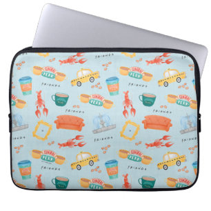 Classic FRIENDS™ Icons Patroon Laptop Sleeve