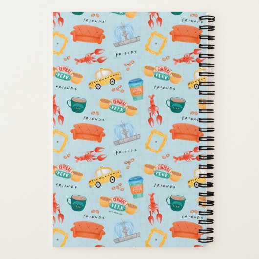 Classic FRIENDS™ Icons Patroon Notitieboek (Achterkant)