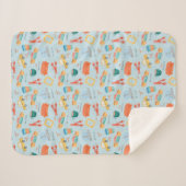 Classic FRIENDS™ Icons Patroon Sherpa Deken (Voorkant (horizontaal))