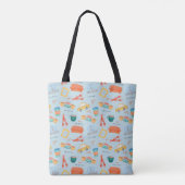 Classic FRIENDS™ Icons Patroon Tote Bag (Achterkant)