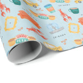 Classic FRIENDS™ Icons Pattern Cadeaupapier (Rol Hoek)