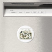 Classic Frill Pigeons Satinettes Magneet (Insitu (Vaatwasser))