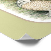 Classic Frill Pigeons Satinettes Poster (Hoek)