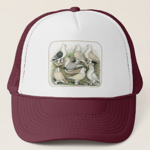 Classic Frill Pigeons Satinettes Trucker Pet