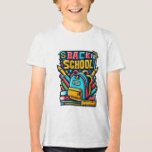 Classic Funny Schattige Modern Shirt Terug naar sc (Voorkant)