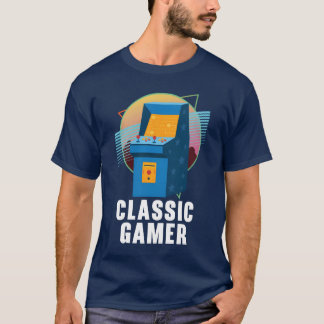 Classic Gamer Geek Video Game Player Arcade Gaming T-shirt