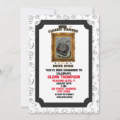 Classic Gamers Groovy Vision Uitnodiging (Voorkant)