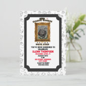 Classic Gamers Groovy Vision Uitnodiging (Staand voorkant)