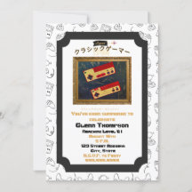 Classic Gamers Verjaardag Outta Sight 83 Uitnodigi