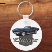Classic Garage Corvette Sleutelhanger (Voorkant)
