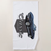 Classic Garage Corvette Strandlaken (Voorkant)