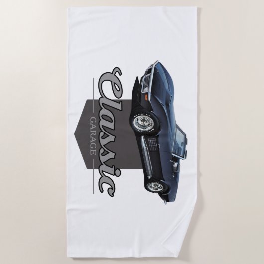 Classic Garage Corvette Strandlaken (Voorkant)