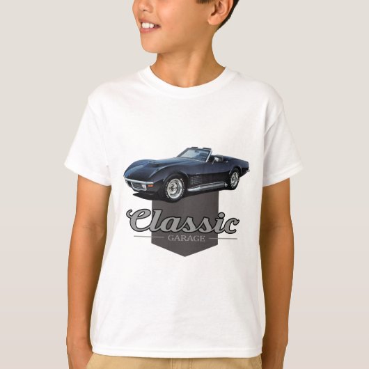 Classic Garage Corvette T-shirt (Voorkant)