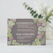 CLASSIC Garden Hellebore - Kaart met details (Staand voorkant)