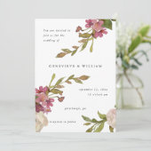 Classic Garden Waterverf Photo Wedding (Staand voorkant)