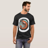 Classic Garnaal Flash Tattoo T-shirt (Voorkant volledig)