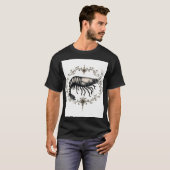 Classic Garnaal Flash Tattoo T-shirt Design (Voorkant volledig)