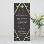 Classic Gatsby Deco Wedding Menu Chandelier (Staand voorkant)