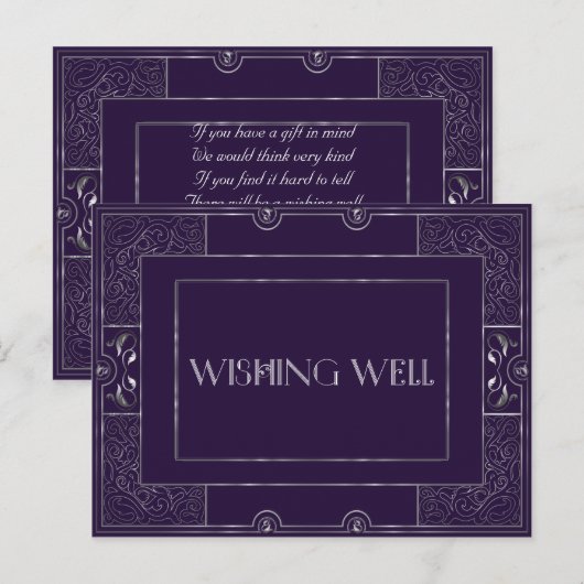 Classic Gatsby Wishing Well3 Manuela Briefkaart (Voorkant / Achterkant)