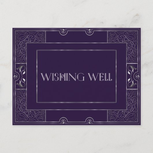 Classic Gatsby Wishing Well3 Manuela Briefkaart (Voorkant)