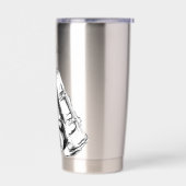 CLASSIC GEÏSOLEERDE DRINKBEKER (Links)