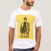 Classic Gentleman Style T-shirt (Voorkant)